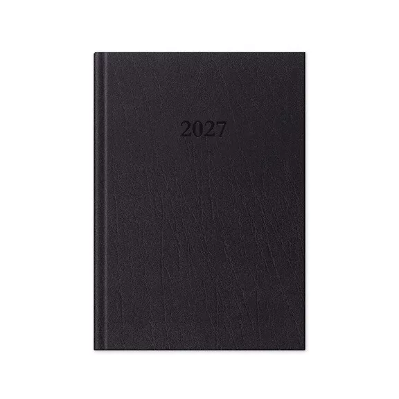 Határidőnapló Period Standard A/5 napi fekete műbőr 2027 Határidőnapló Period Standard A/5 napi fekete műbőr 2027