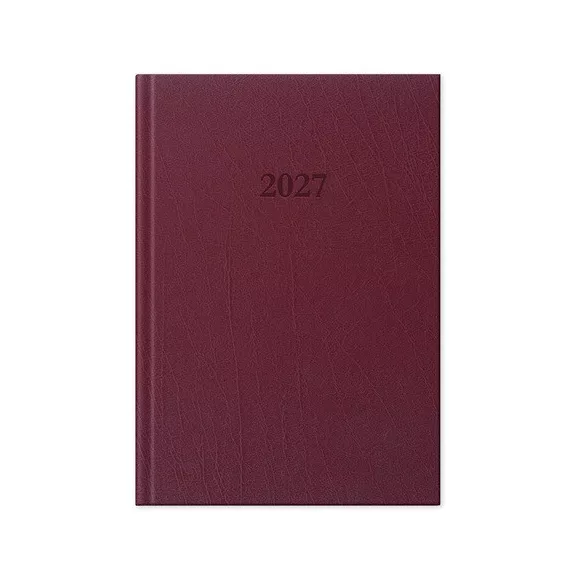Határidőnapló Period Standard A/5 napi bordó műbőr 2027 Határidőnapló Period Standard A/5 napi bordó műbőr 2027