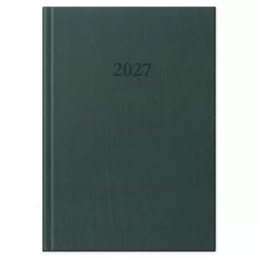 Határidőnapló Period Standard B/5 heti zöld műbőr 2027