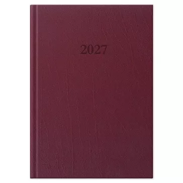   Határidőnapló Period Standard B/5 heti bordó műbőr 2027