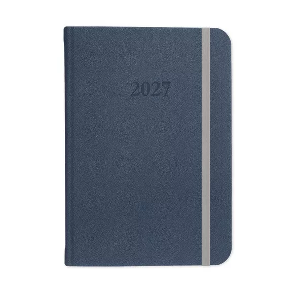 Határidőnapló Period Velour B/5 heti varrott kék 2027 Határidőnapló Period Velour B/5 heti varrott kék 2027