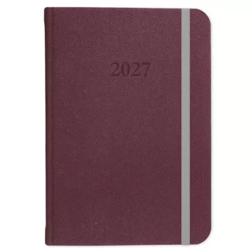Határidőnapló Period Velour B/5 heti varrott lila 2027