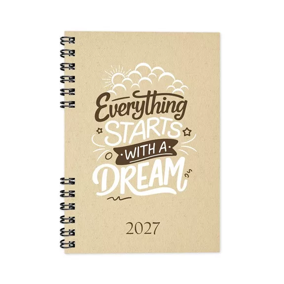 Határidőnapló Period ECO A/5 heti spirálos Dream 2027 Határidőnapló Period ECO A/5 heti spirálos Dream 2027