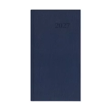   Határidőnapló Period Standard Zsebnaptár álló kék műbőr 2027
