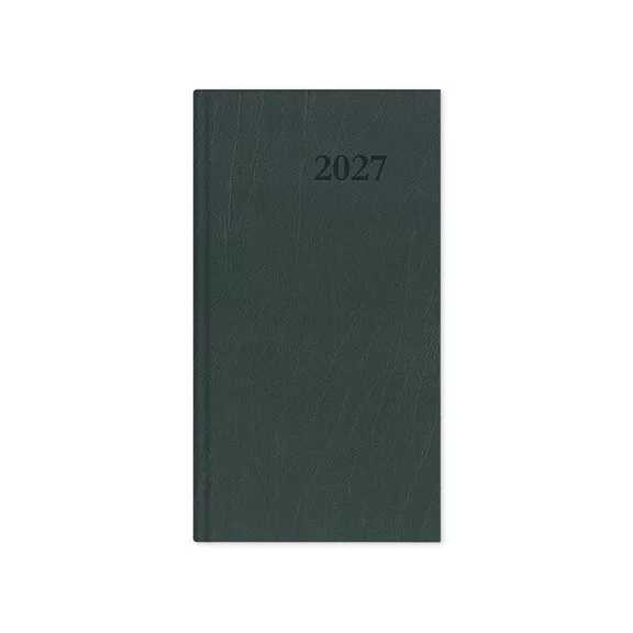 Határidőnapló Period Standard Zsebnaptár álló zöld műbőr 2027 Határidőnapló Period Standard Zsebnaptár álló zöld műbőr 2027