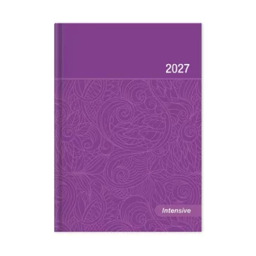   Határidőnapló Period Intensive B/6 heti lila lakk papír 2027