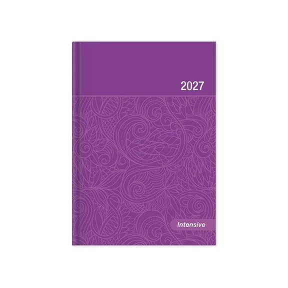 Határidőnapló Period Intensive B/6 heti lila lakk papír 2027 Határidőnapló Period Intensive B/6 heti lila lakk papír 2027