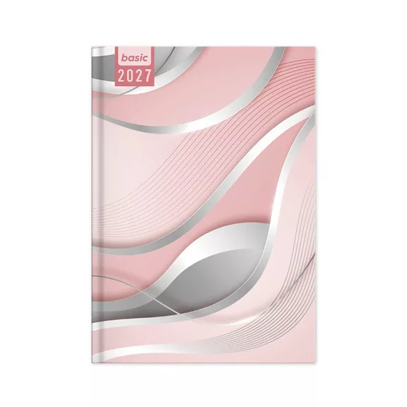 Határidőnapló Period Basic A/5 napi Waves papír 2027 Határidőnapló Period Basic A/5 napi Waves papír 2027