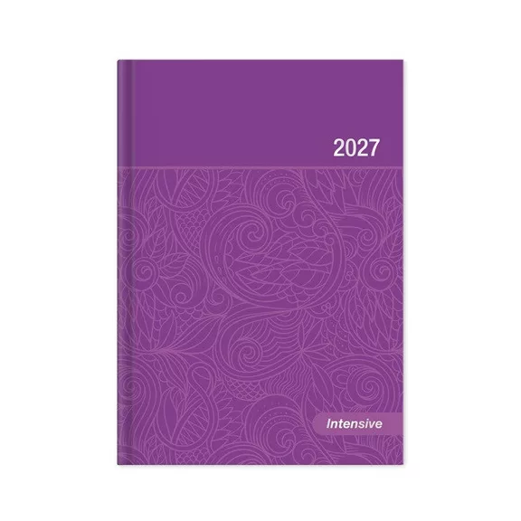 Határidőnapló Period Intensive A/5 napi lila lakk papír 2027 Határidőnapló Period Intensive A/5 napi lila lakk papír 2027