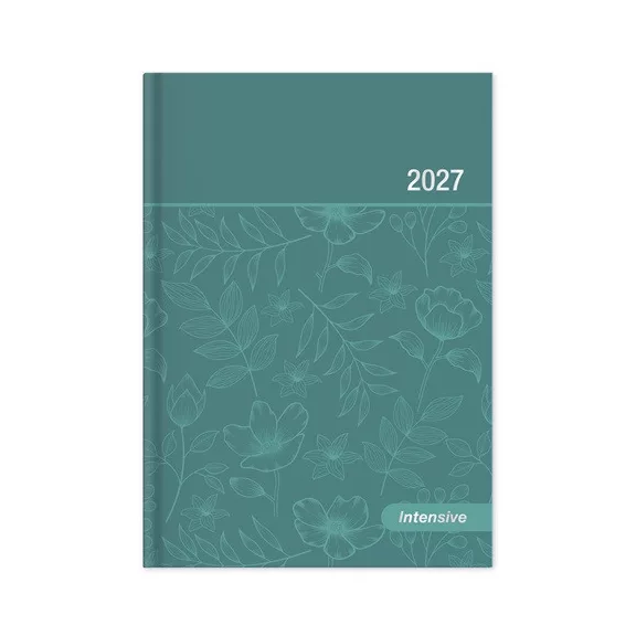 Határidőnapló Period Intensive A/5 napi zöld lakk papír 2027 Határidőnapló Period Intensive A/5 napi zöld lakk papír 2027