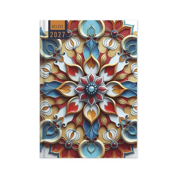 Határidőnapló Period DELUXE A/5 napi Mandala papír 2027 Határidőnapló Period DELUXE A/5 napi Mandala papír 2027