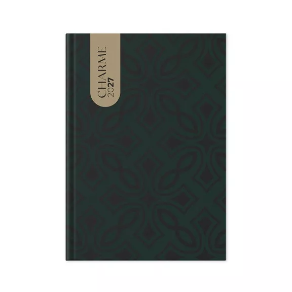 Határidőnapló Period Charme A/5 napi Black papír 2027 Határidőnapló Period Charme A/5 napi Black papír 2027