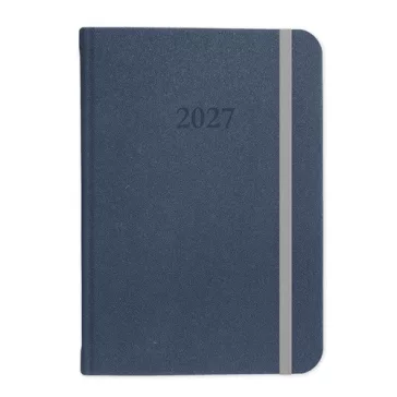 Határidőnapló Period Velour A/5 napi varrott kék 2027