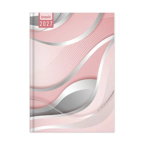 Határidőnapló Period Basic B/5 heti Waves papír 2027 Határidőnapló Period Basic B/5 heti Waves papír 2027