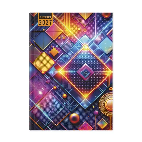 Határidőnapló Period Neon B/5 heti Square papír 2027 Határidőnapló Period Neon B/5 heti Square papír 2027