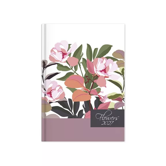 Határidőnapló Period Flowers B/6 heti Tobacco papír 2027 Határidőnapló Period Flowers B/6 heti Tobacco papír 2027