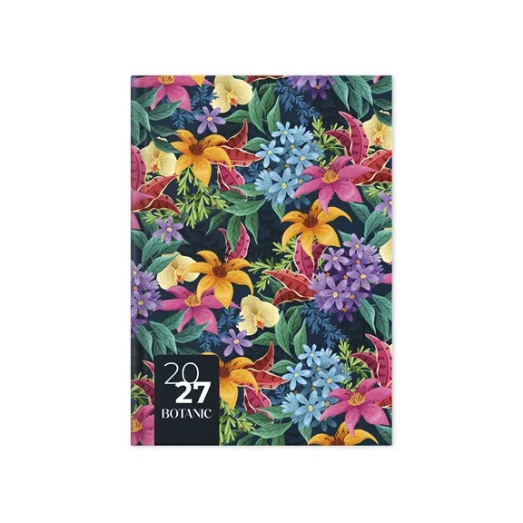 Határidőnapló Period Botanic B/6 heti Tropic papír 2027 Határidőnapló Period Botanic B/6 heti Tropic papír 2027