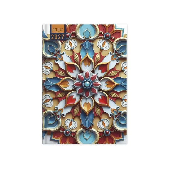 Határidőnapló Period DELUXE B/6 heti Mandala papír 2027 Határidőnapló Period DELUXE B/6 heti Mandala papír 2027