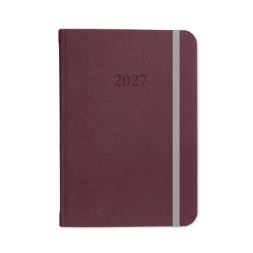 Határidőnapló Period Velour B/6 heti varrott lila 2027