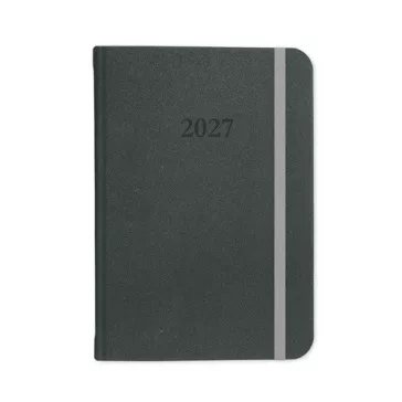   Határidőnapló Period Velour B/6 heti varrott sötétzöld 2027