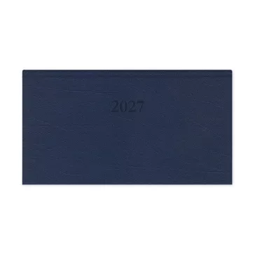  Határidőnapló Period Standard Zsebnaptár fekvő kék műbőr 2027