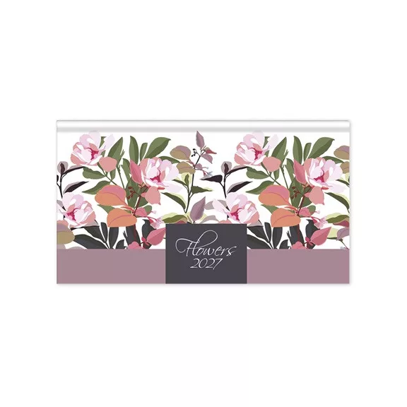 Határidőnapló Period Flowers Zsebnaptár fekvő Tobacco papír 2027 Határidőnapló Period Flowers Zsebnaptár fekvő Tobacco papír 2027