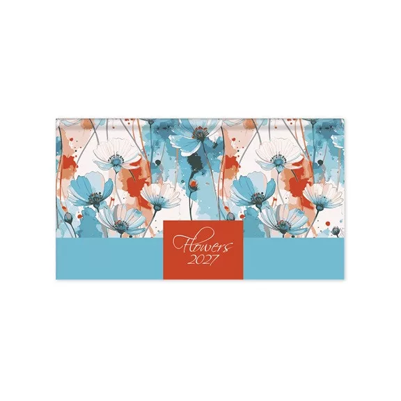 Határidőnapló Period Flowers Zsebnaptár fekvő Fresh papír 2027 Határidőnapló Period Flowers Zsebnaptár fekvő Fresh papír 2027