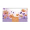 Határidőnapló Period Flowers Zsebnaptár fekvő Violet papír 2027