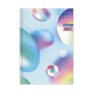   Határidőnapló Period Abstract B/6 heti Harmony papír 2027