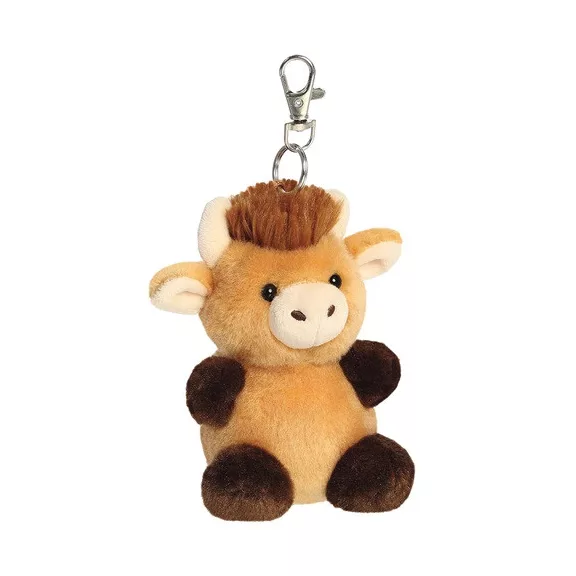 Kulcstartó plüss Aurora 10 cm felföldi marha Kulcstartó plüss Aurora 10 cm felföldi marha