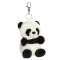 Kulcstartó plüss Aurora 10 cm panda