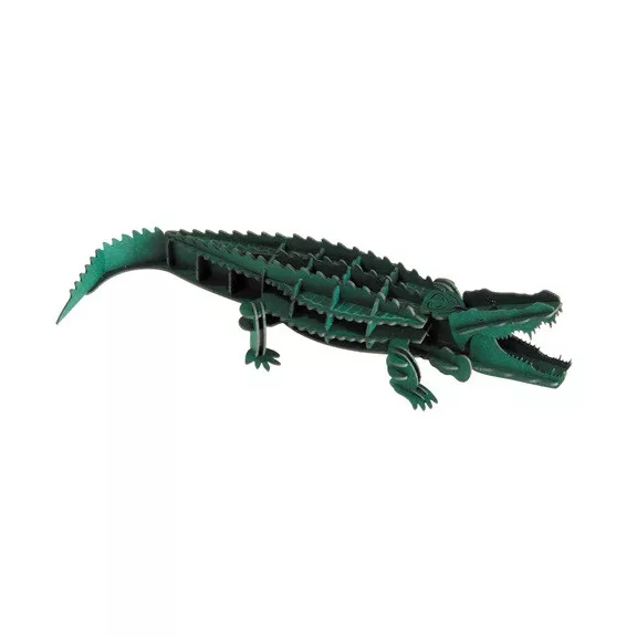 3D papírmodell Fridolin Krokodil 3D papírmodell Fridolin Krokodil