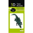 3D papírmodell Fridolin Krokodil 3D papírmodell Fridolin Krokodil