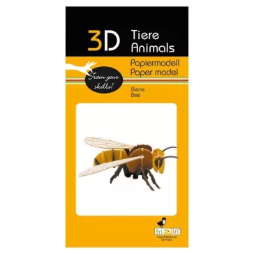 3D papírmodell Fridolin Méhecske