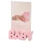 Képkeret Statovac Woody fa 10 x 15 cm asztali, álló pink Baby