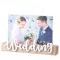 Képkeret Statovac Woody fa 10 x 15 cm asztali, fekvő Wedding