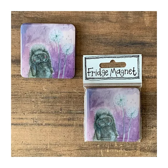 Hűtőmágnes Alex Clark, 6x6 cm, Misty nyuszi Hűtőmágnes Alex Clark, 6x6 cm, Misty nyuszi