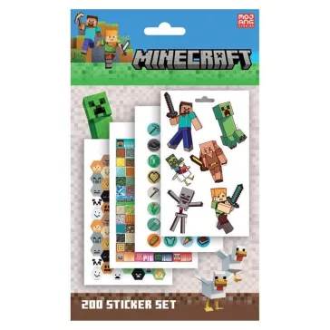 Minecraft Fight matricás album 200 db-os