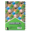 Minecraft Blocks A/5 vonalas spirál füzet Minecraft Blocks A/5 vonalas spirál füzet