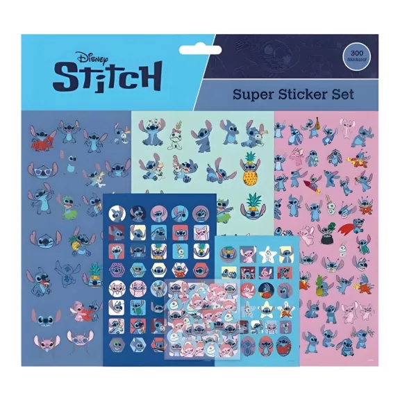 Disney Lilo és Stitch, A csillagkutya Happy matrica szett XL Disney Lilo és Stitch, A csillagkutya Happy matrica szett XL