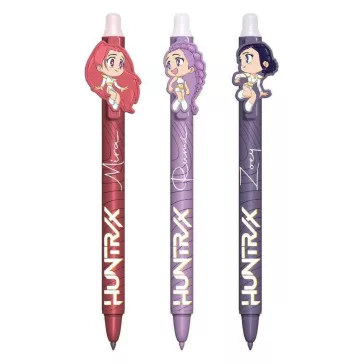 K-pop Démonvadászok Chibi törölhető toll szett 3 db-os
