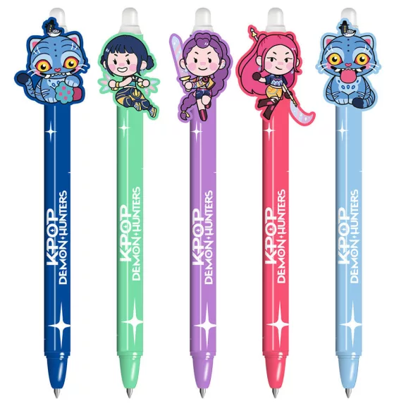 K-pop Démonvadászok Chibi törölhető toll szett 30 db-os K-pop Démonvadászok Chibi törölhető toll szett 30 db-os