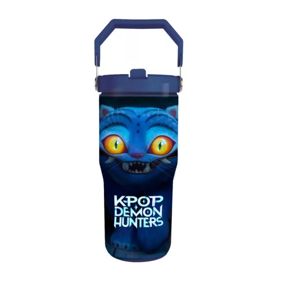 K-pop Démonvadászok Derpy rozsdamentes acél thermo szívószálas kulacs 600 ml K-pop Démonvadászok Derpy rozsdamentes acél thermo szívószálas kulacs 600 ml
