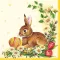Húsvét Egg & Hare szalvéta 20 db-os 33x33 cm