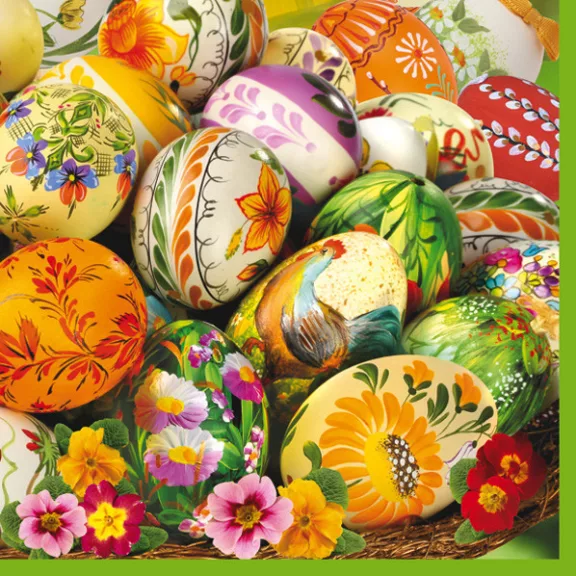 Húsvét Painted Eggs szalvéta 20 db-os 33x33 cm Húsvét Painted Eggs szalvéta 20 db-os 33x33 cm
