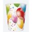 Színes lufis Balloons papír pohár 8 db-os 250 ml