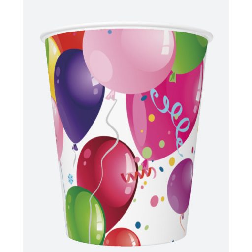 Lufis Party papír pohár 8 db-os 250 ml