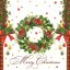 Karácsonyi Wreath szalvéta 20 db-os 33x33 cm