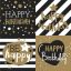 Happy Birthday Golden szalvéta 20 db-os 33x33 cm