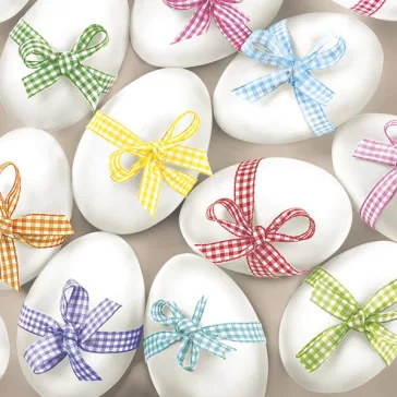Húsvét Ribbon szalvéta 20 db-os 33x33 cm